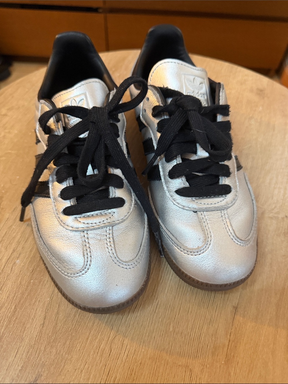 adidas Kids Silver samba OG